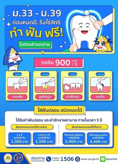 ใครใช้สิทธิคลินิกทำฟันใกล้ฉัน รับประกันสังคมได้บ้าง ?